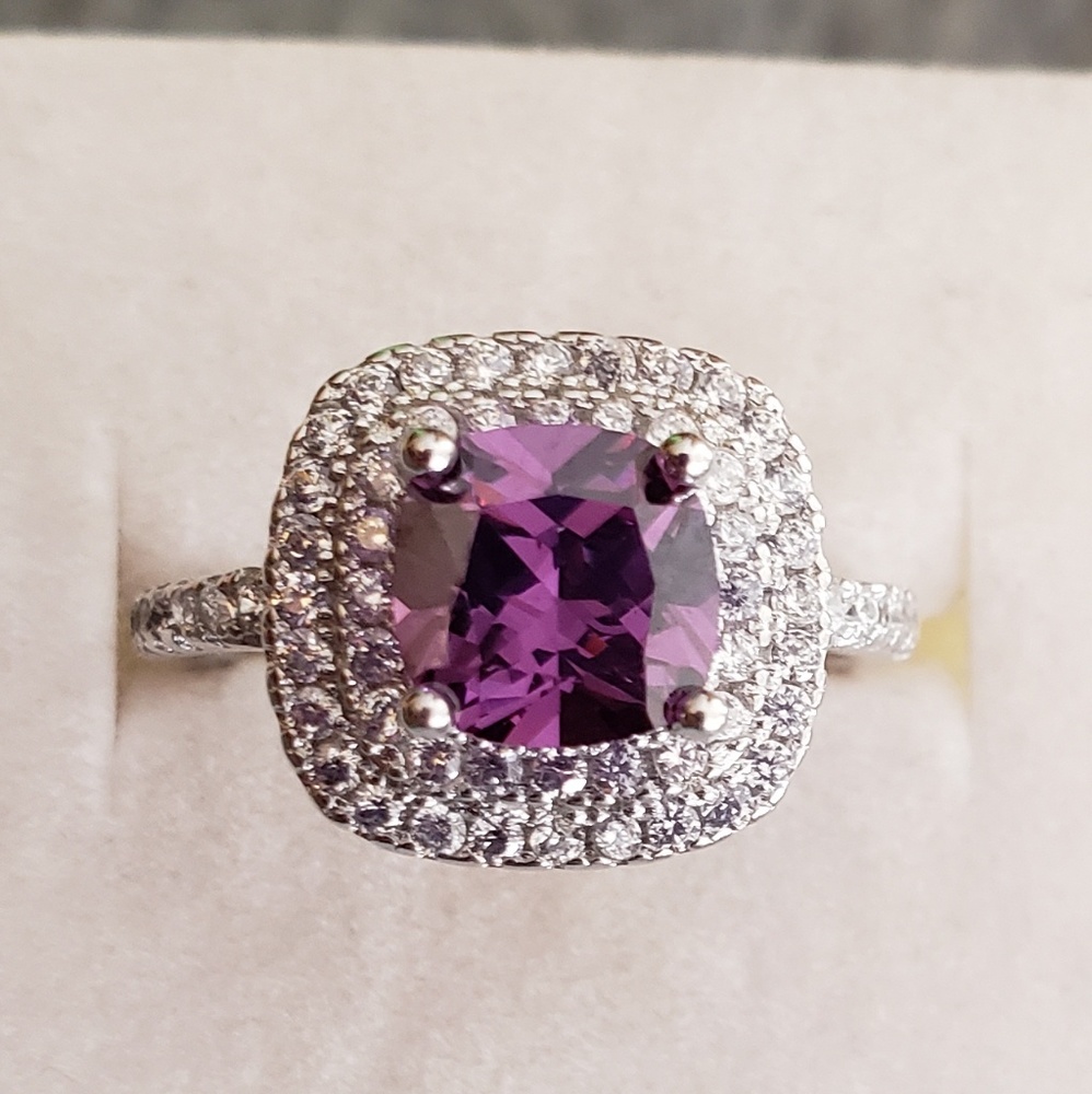 Purple sapphire